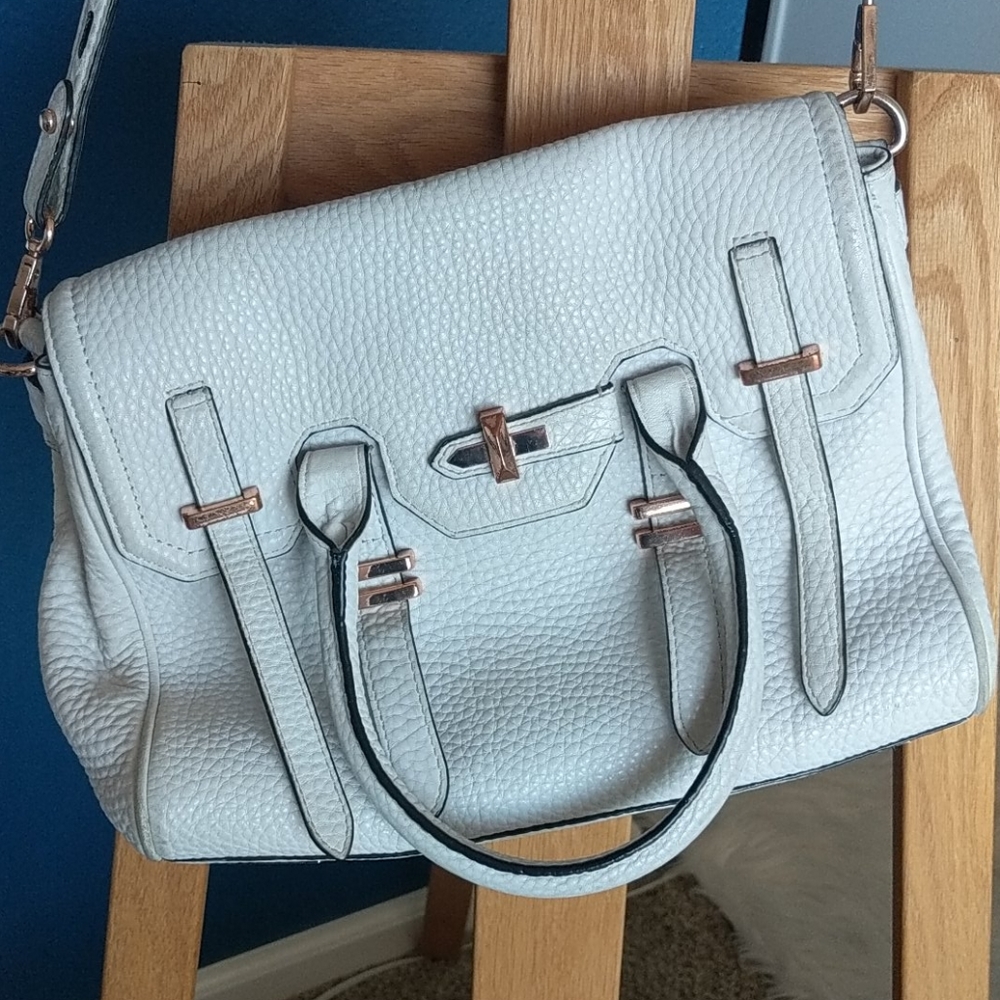 Rebecca Minkoff white leather purse